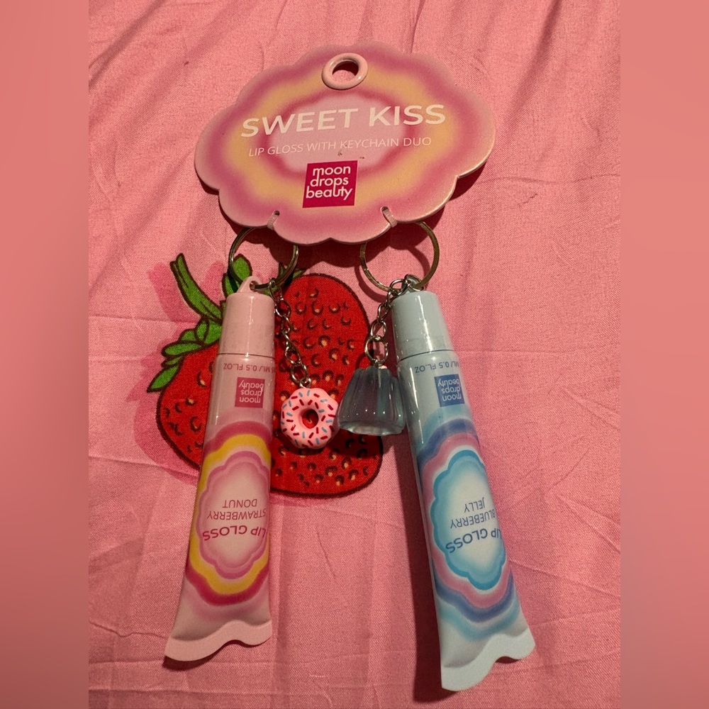 Sweet Kiss Lip Gloss Duo - Pink and Blue